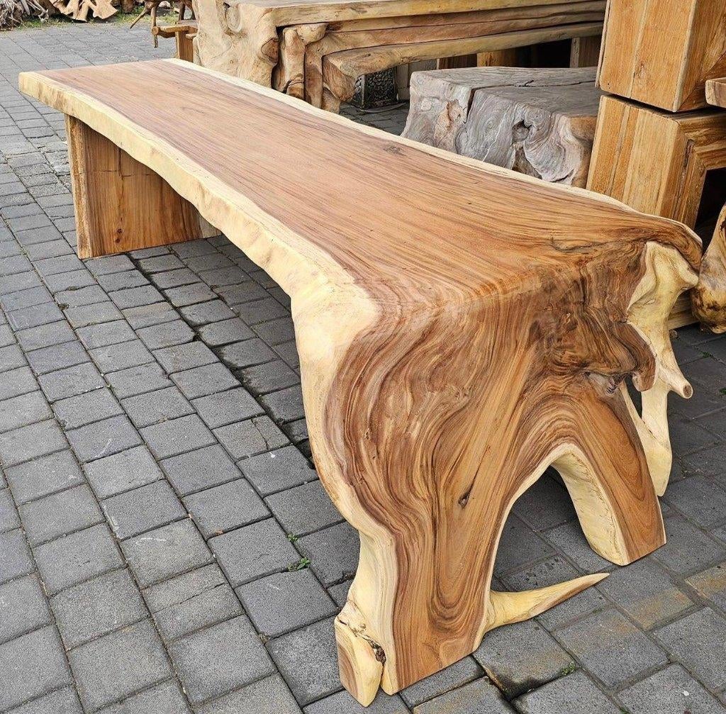 Watervaltafel van massief suiker — 300x110x135cm, Huis en Inrichting, Tafels | Eettafels, Nieuw, 100 tot 150 cm, 200 cm of meer