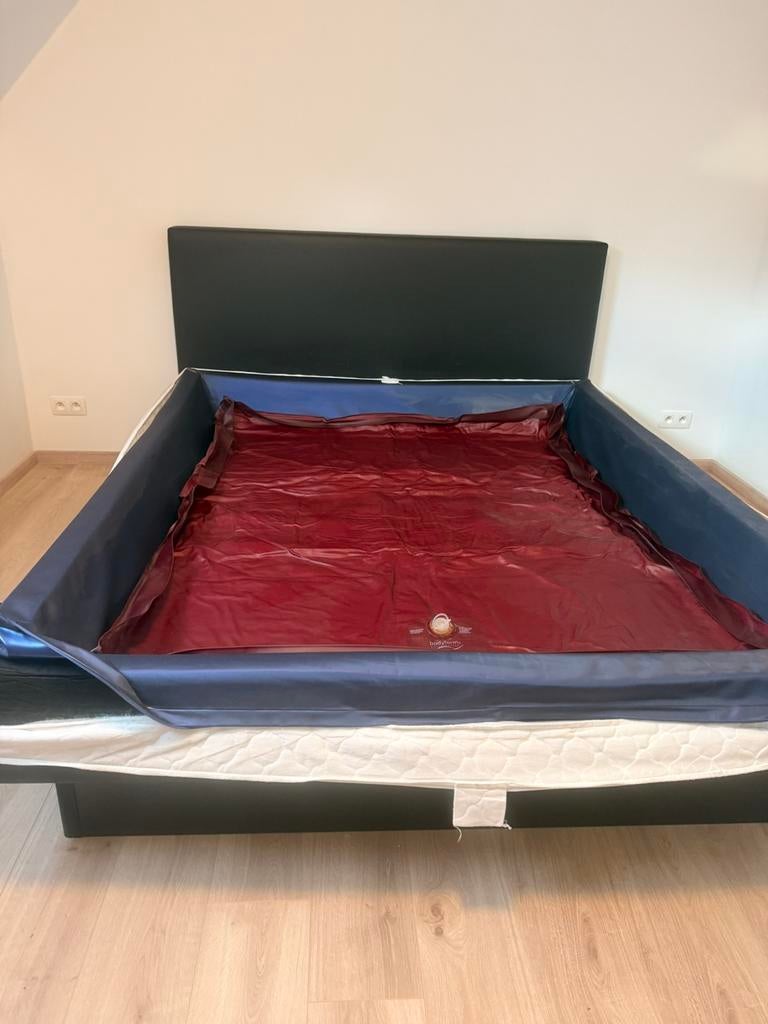 Waterbed 220 X 180, Huis en Inrichting, Ophalen, Duo-systeem, Tweepersoons, Zo goed als nieuw