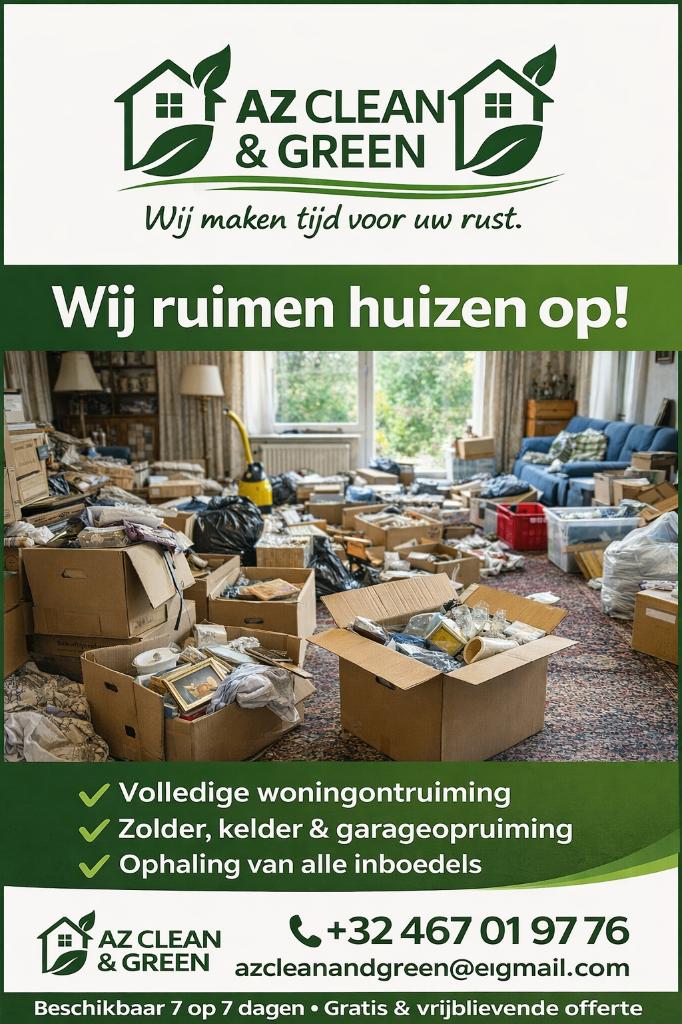 opruimen van woningen, Province de Limbourg, Jusqu'à 200 m²