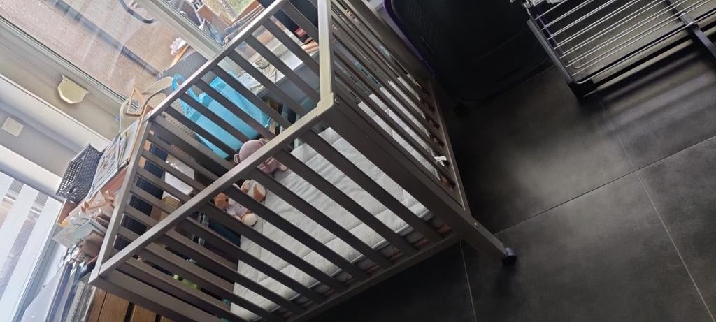 Bopita baby box/park met matras, Enlèvement, Comme neuf, Réglable en hauteur