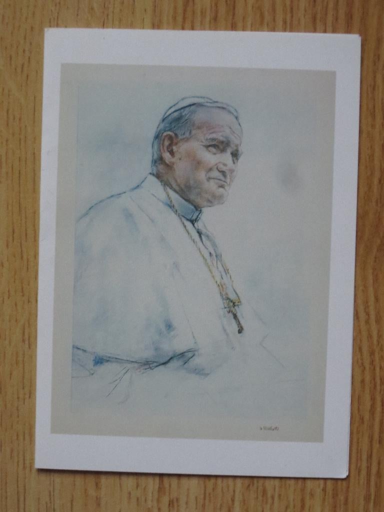 doodsprentje Paus Johannes Paulus II, Verzamelen, Bidprentjes en Rouwkaarten, Ophalen of Verzenden, Bidprentje