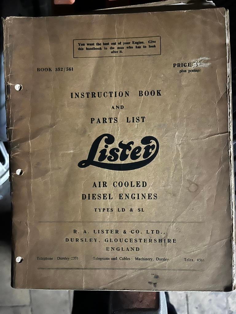 Onderdelen boekjes merk lister, Enlèvement