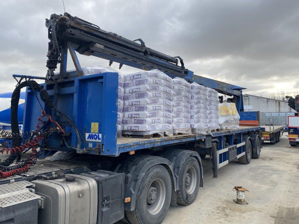 MOL KRAANOPLEGGER + PK 40001 EL (bj 2006), Overige brandstoffen, Bedrijf, Aanhangers en Opleggers, Te koop