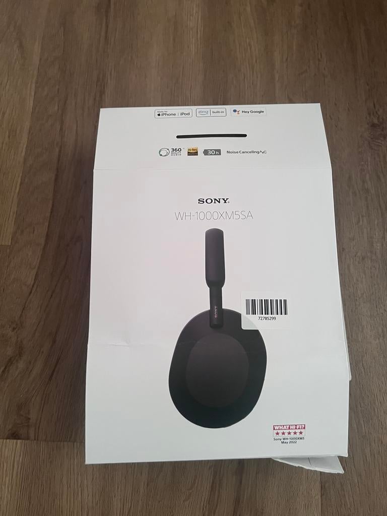 Casque Sony WH-1000XM5 noire, Enlèvement ou Envoi, Comme neuf, Sony