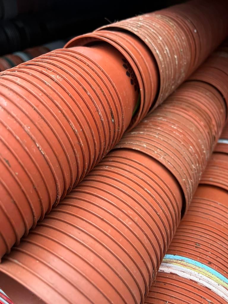 bloempotten kweekpotten 10,5 x 8-9 cm, Tuin en Terras, Bloempotten, Kunststof, Rond, Ophalen of Verzenden, Zo goed als nieuw