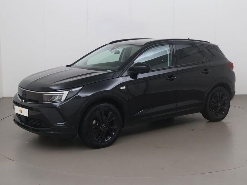 Opel Grandland 1.2 turbo gs 130 AT, Auto's, Opel, Gebruikt, 1199 cc, Zwart, 130 pk