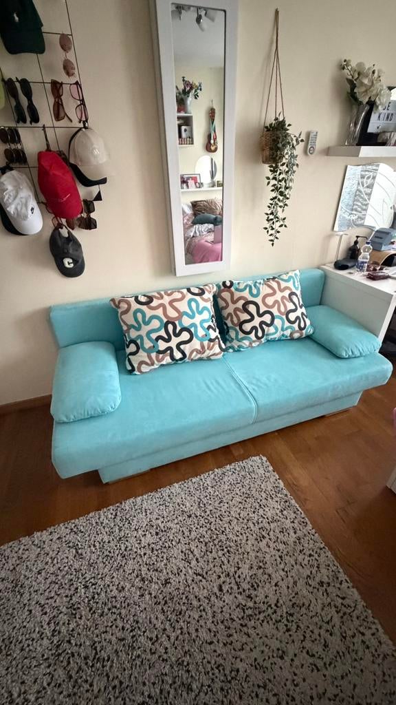 Slaapbank 2 personen, Huis en Inrichting, Slaapkamer | Slaapbanken, Ophalen, Gebruikt