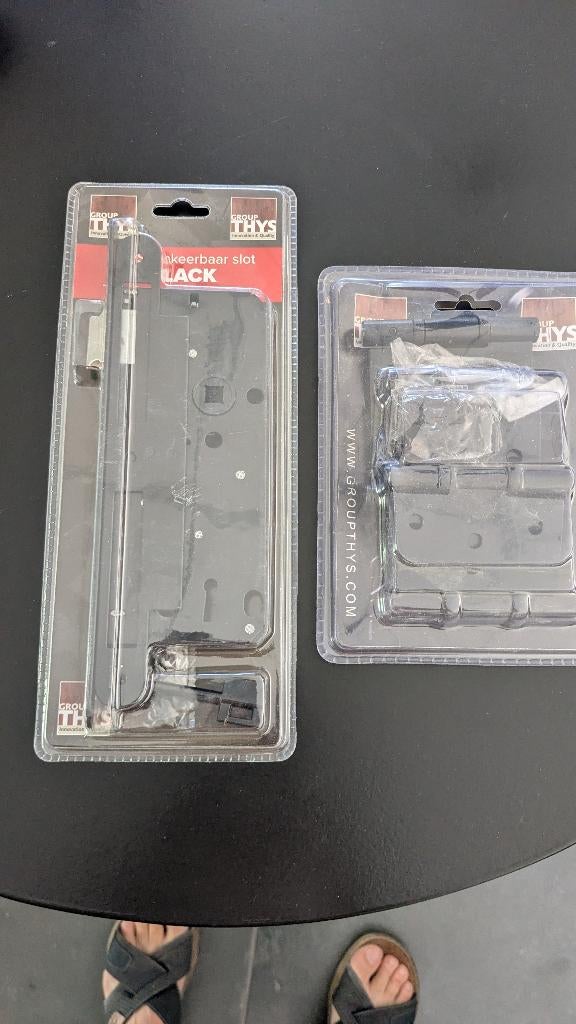 binnendeur set wit gelakt, Doe-het-zelf en Bouw, Ophalen, 80 tot 100 cm, Binnendeur, Nieuw