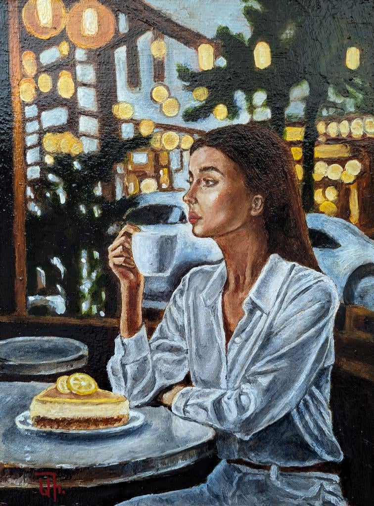 Peinture « Au café », Envoi