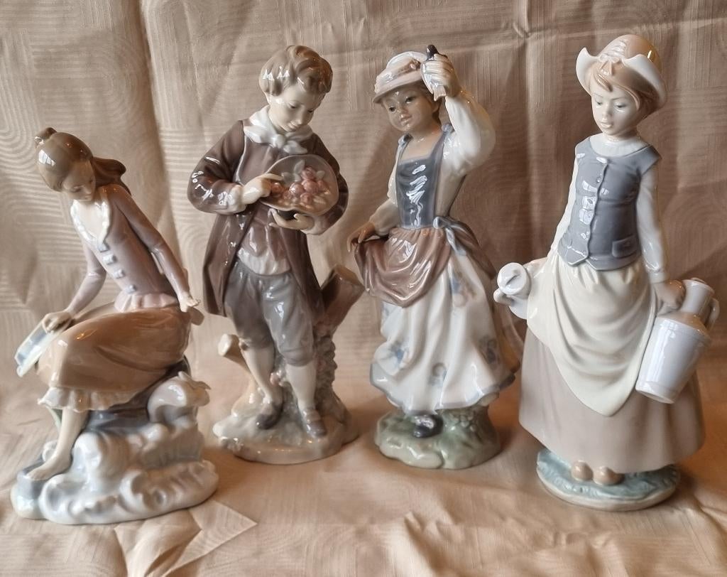 Porseleinen LLADRO Beelden * PUNTGAAF * 4757 4758 4918 4939, Antiek en Kunst, Ophalen