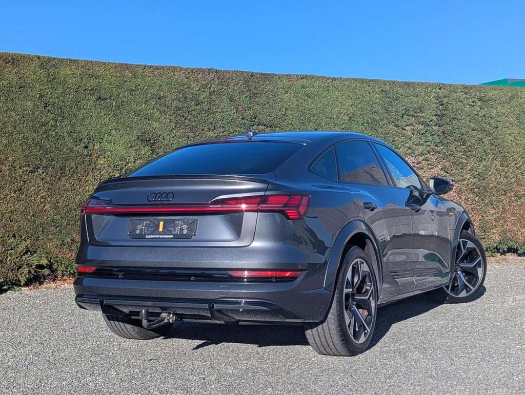 Audi Q8 e-tron (Q8)e-tron S - trekhaak -head up - 2x s-line, Auto's, Audi, Automaat, Gebruikt, Zwart, SUV of Terreinwagen