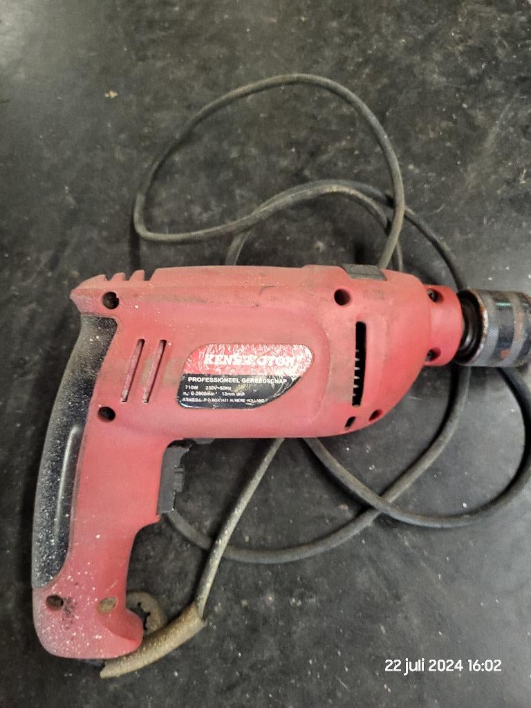 klopboormachine, Doe-het-zelf en Bouw, Gereedschap | Boormachines, Ophalen, Gebruikt