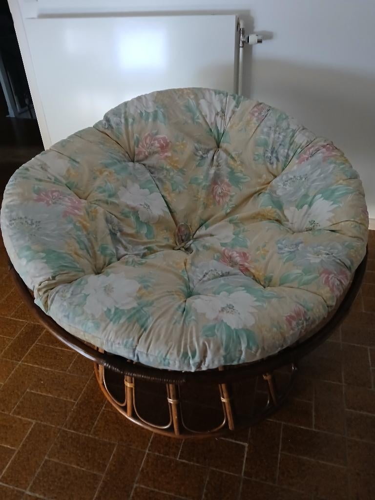 Papasan rotan zetel, Antiek en Kunst, Ophalen