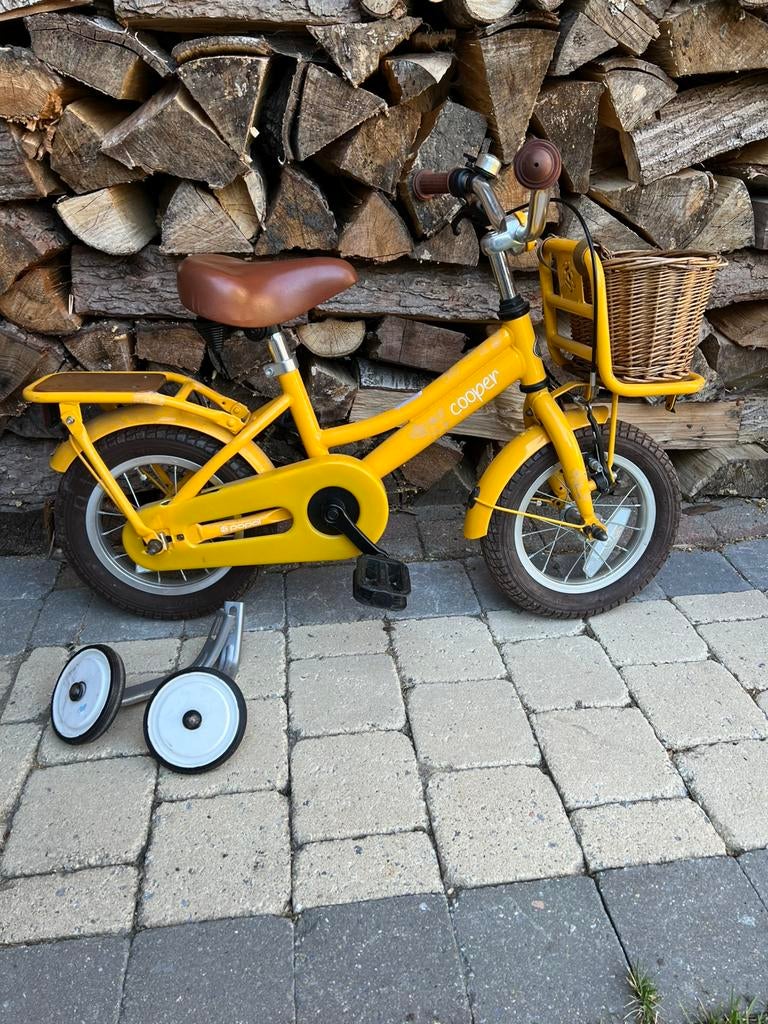 Kinderfiets 12 inch Popal, Fietsen en Brommers, Fietsen | Kinderfietsjes, Ophalen, Zo goed als nieuw, Zijwieltjes