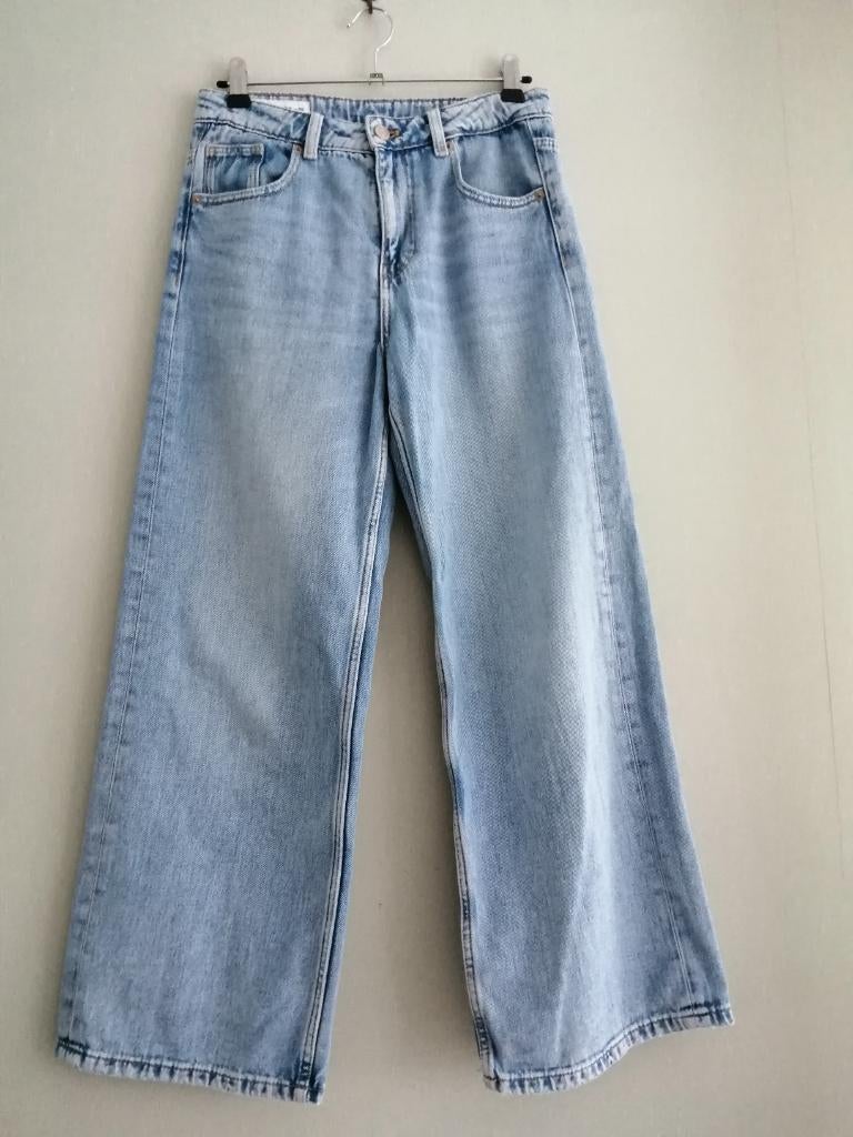 mooie wijde jeansbroek Zara maat 11/12 jaar, Broek, Gebruikt, Zara, Verzenden