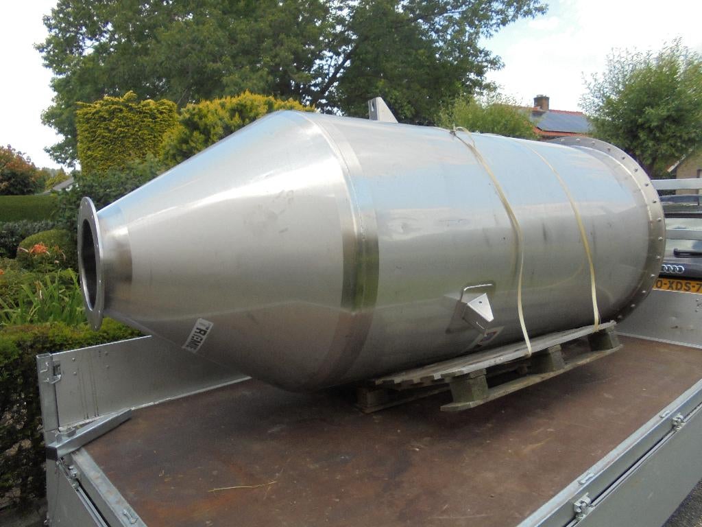 Silo, voersilo, RVS/INOX tank, container, opslagvat, bak., Enlèvement