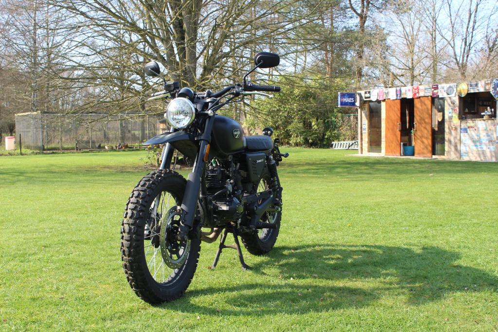 Brommer Hanway-Scrambler 50cc | Klasse B, Zo goed als nieuw, Ophalen, Overige merken, 4 versnellingen