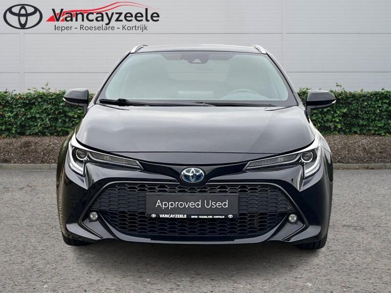 Toyota Corolla TS Team Deutschland+ trekhaak+cam+gps, 122 pk, Corolla, Zwart, Break