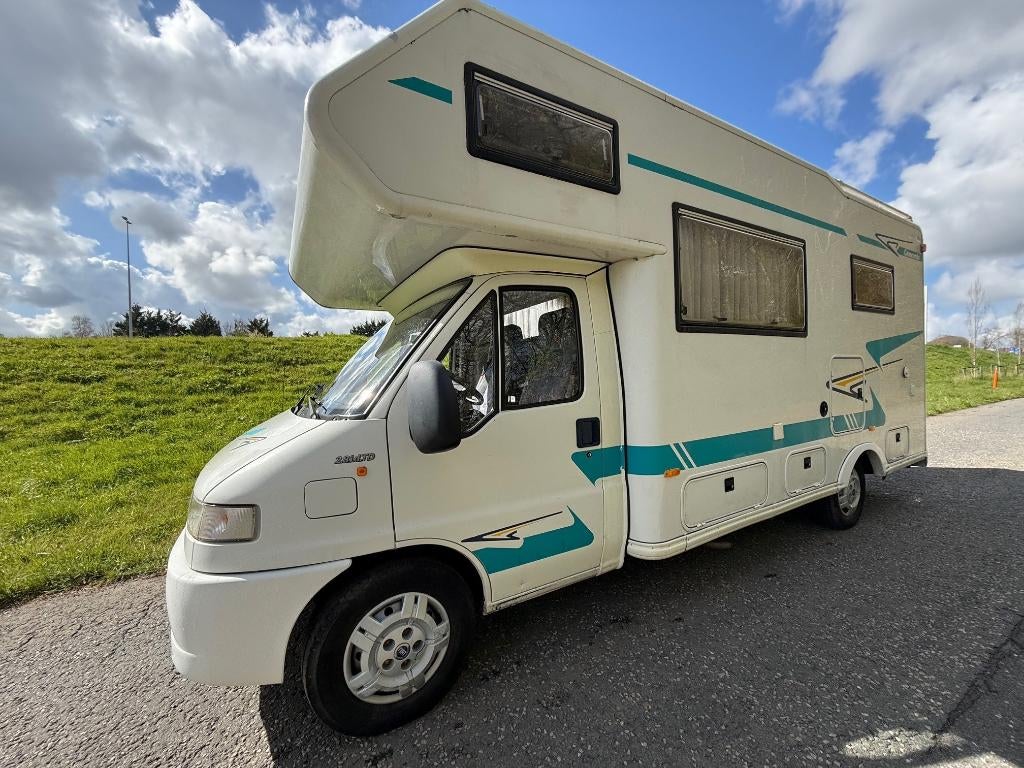 Concorde Full opties AIRCO + Sateliet + LPG + Omvormer 220v, Caravans en Kamperen, Alkoof, Ringverwarming, Fiat, 7 tot 12 maanden geleden