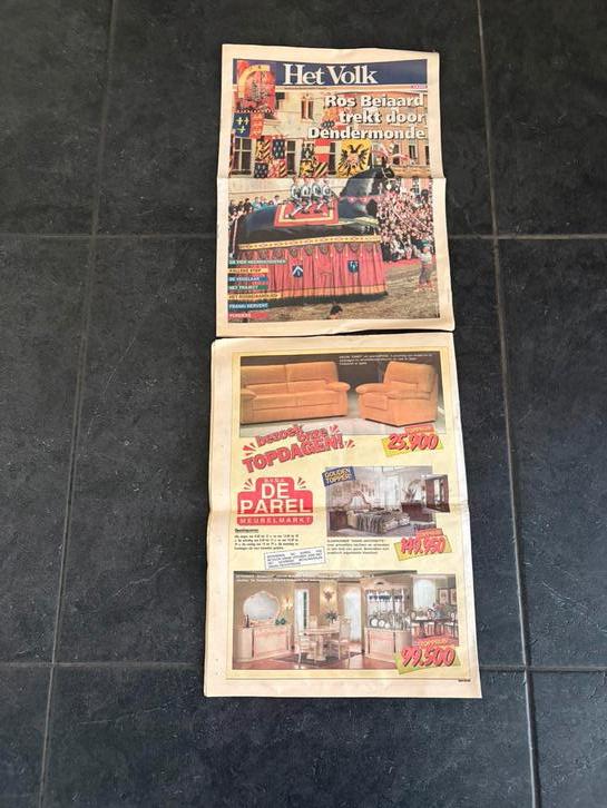 Ros Beiaard bijlage bij Het Volk van 27mei 2000, Ophalen of Verzenden, Gebruikt