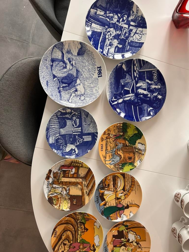Lot assiettes décoratives vintage Winterling Bavaria – 70/80, Antiquités & Art, Enlèvement ou Envoi