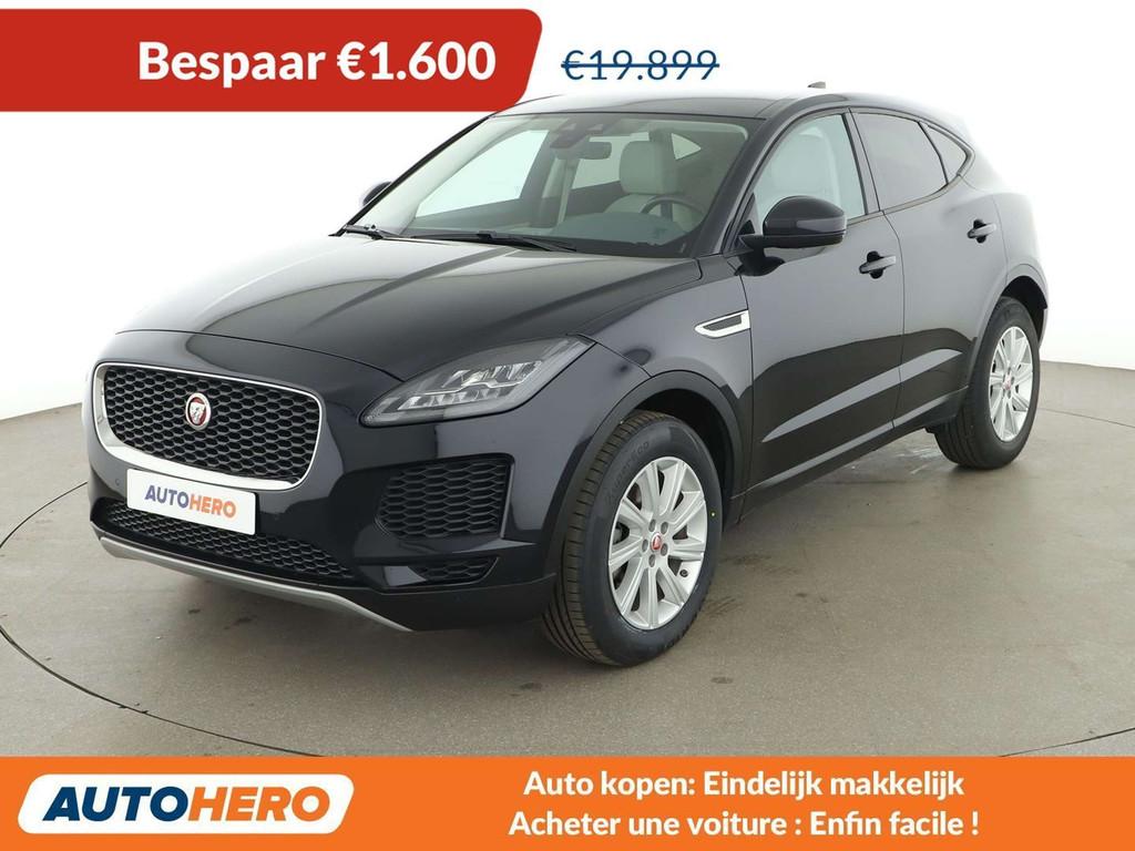 Jaguar E-Pace D150 AWD (bj 2020, automaat), Auto's, Jaguar, Automaat, Gebruikt, Blauw, Lichtsensor