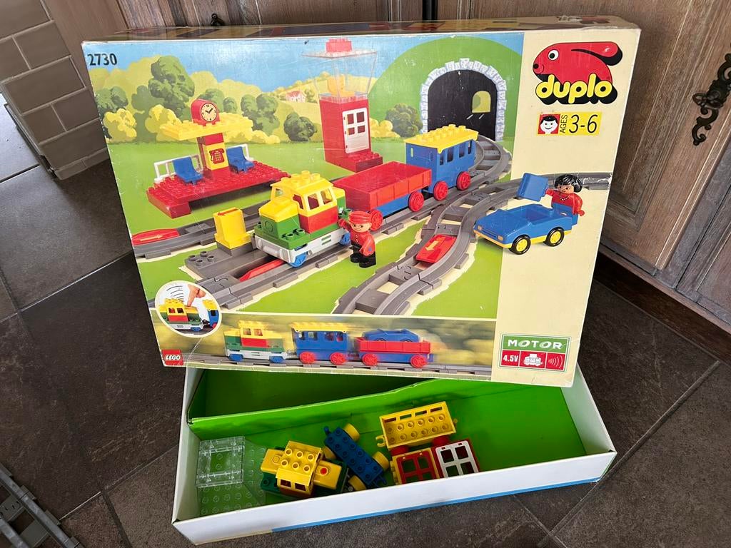 Duplo 2730 Trein + veel extra sporen, Ophalen, Gebruikt, Duplo