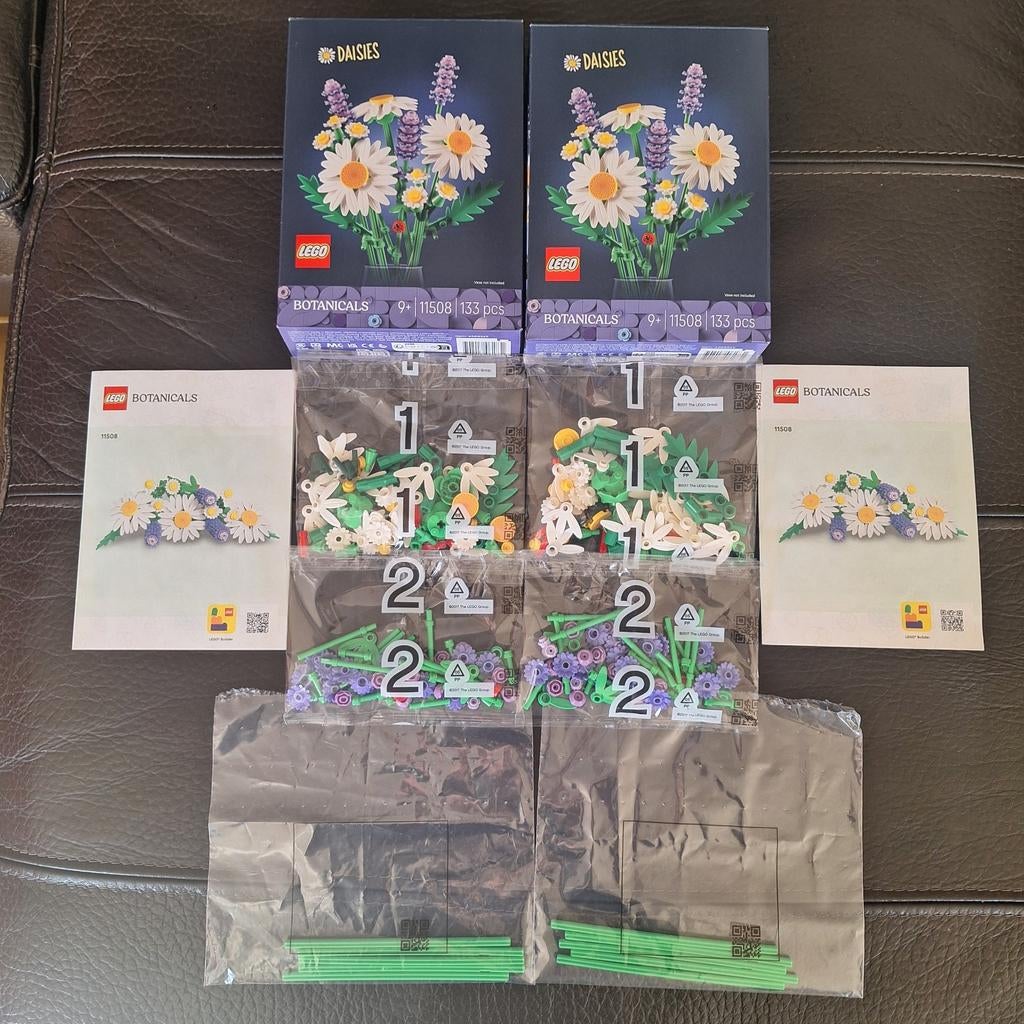 Lego Botanicals Daisies 11508, Enlèvement, Complet, Lego