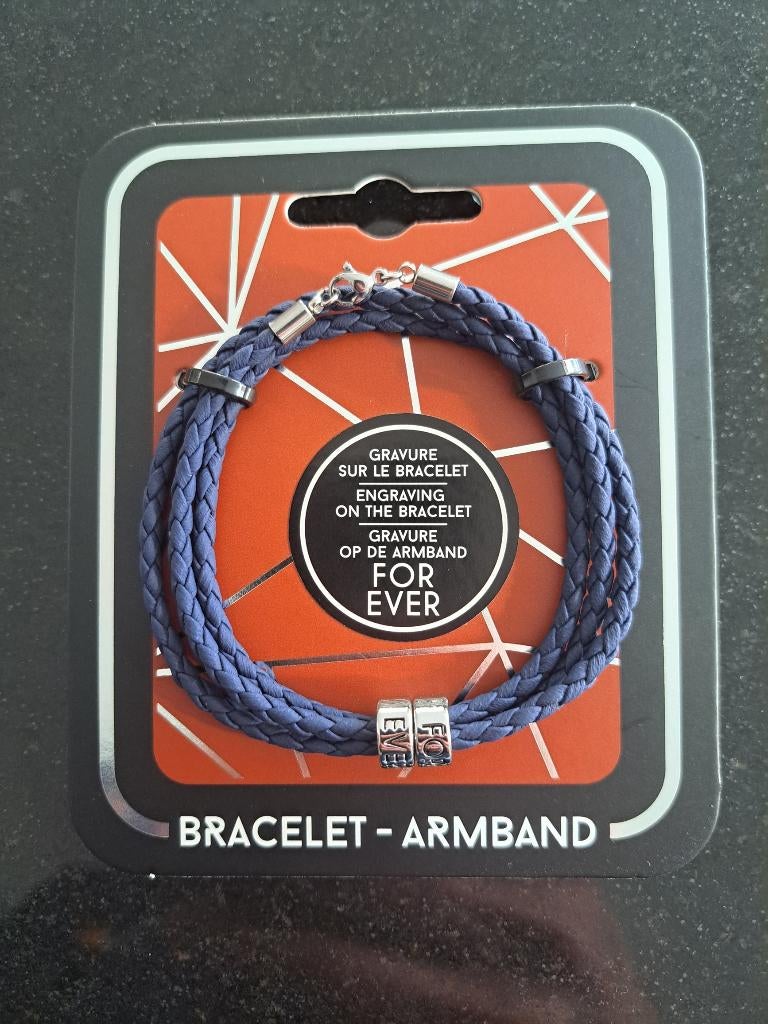Armbandje "For ever" Art&Kraft, Ophalen of Verzenden, Nieuw, Blauw