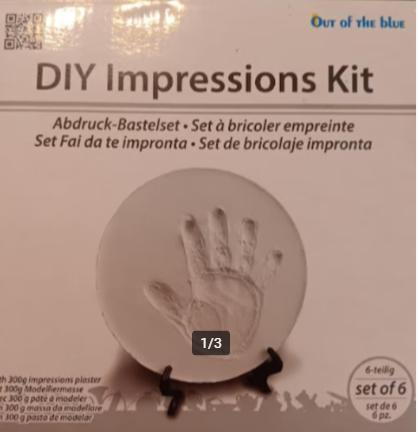 Set bricolage empreintes NEUF, Hobby & Loisirs créatifs, Bricolage, Neuf, Bricolage, Enlèvement ou Envoi