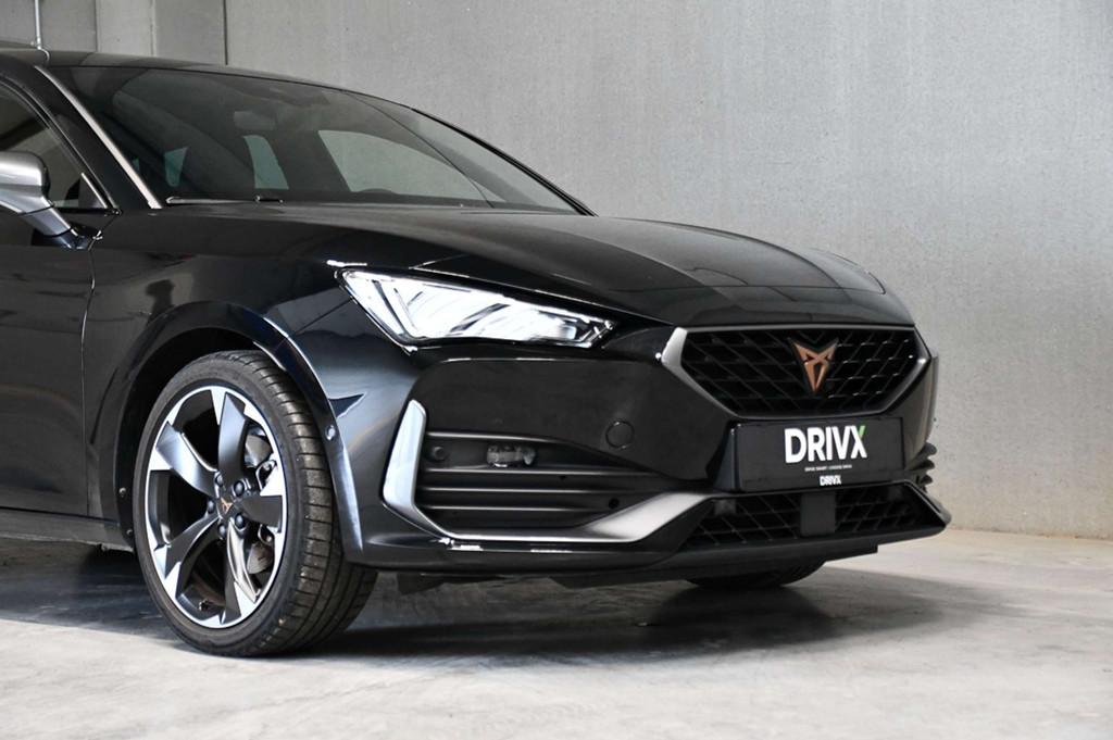 CUPRA Leon 1.5 eTSI MHEV - DSG - Carplay - DAB - Stuurverw., Auto's, Cupra, 4 cilinders, Leon, Zwart, Bedrijf