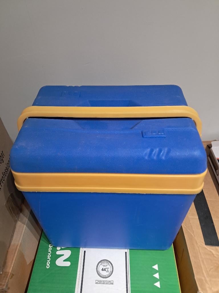 Glacière portative robuste double paroi isolante- 24 litres., Caravanes & Camping, Enlèvement, Utilisé, Glacières