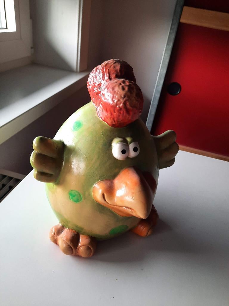 Spaarpot kip, Tuin en Terras, Tuinwanddecoratie, Ophalen, Zo goed als nieuw
