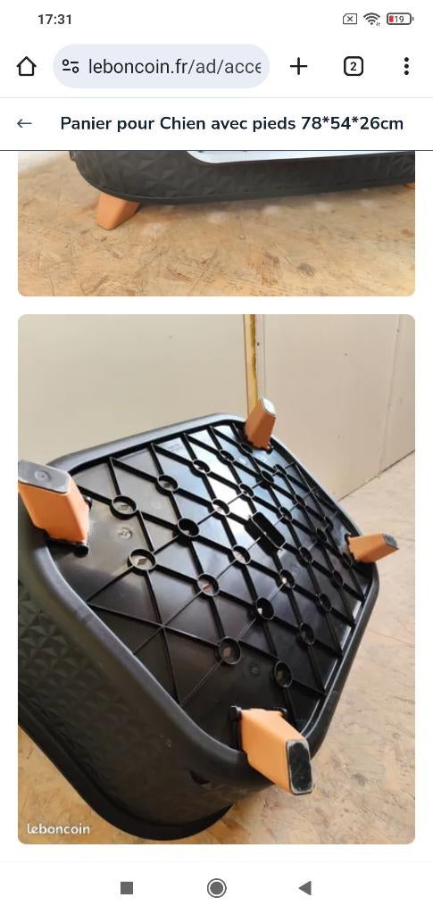 Échange grand panier et gros coussin, Ophalen, Zo goed als nieuw