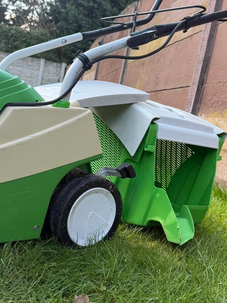 Viking grasmaaier, Ophalen, Zo goed als nieuw, Elektrische grasmaaier, Opvangbak