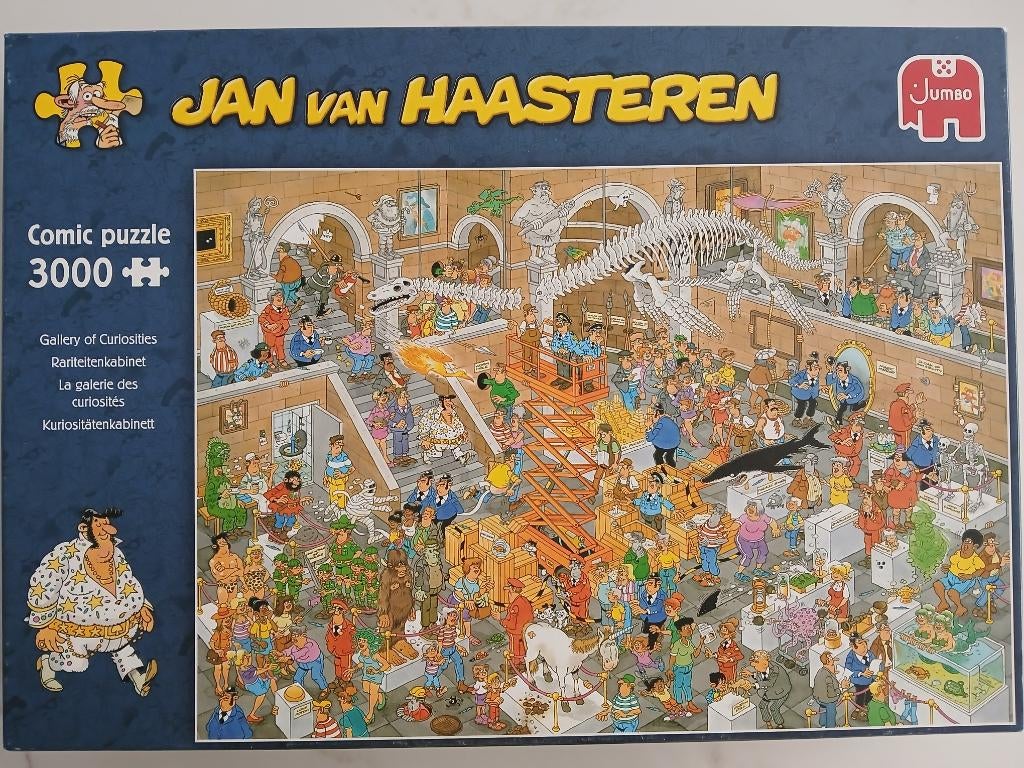 Puzzel Jan van Haasteren 3000 stukjes, Hobby en Vrije tijd, Ophalen, Meer dan 1500 stukjes, Zo goed als nieuw, Legpuzzel