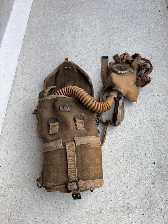 Wo2 ABBL gasmasker compleet, Ophalen of Verzenden