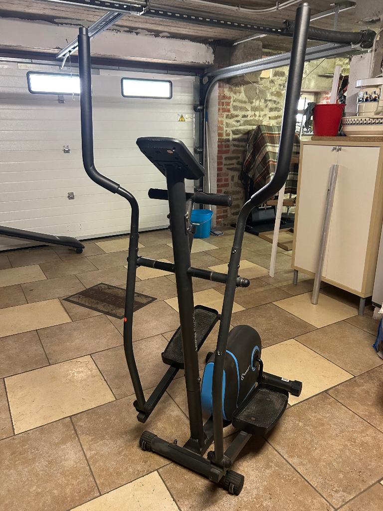 Vélo elliptique Klarfit Myon Cross – Très bon état, Enlèvement, Utilisé, Bras, Vélo elliptique