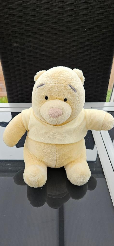 Peluche Disney Winnie l'ourson de couleur claire, Enlèvement ou Envoi, Winnie l'Ourson ou amis, Utilisé, Peluche
