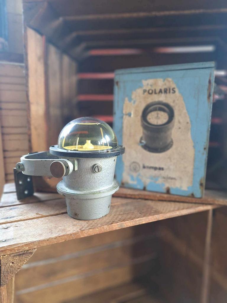 Belle boussole de navire ancienne - Observator Rotterdam, Antiquités & Art, Enlèvement