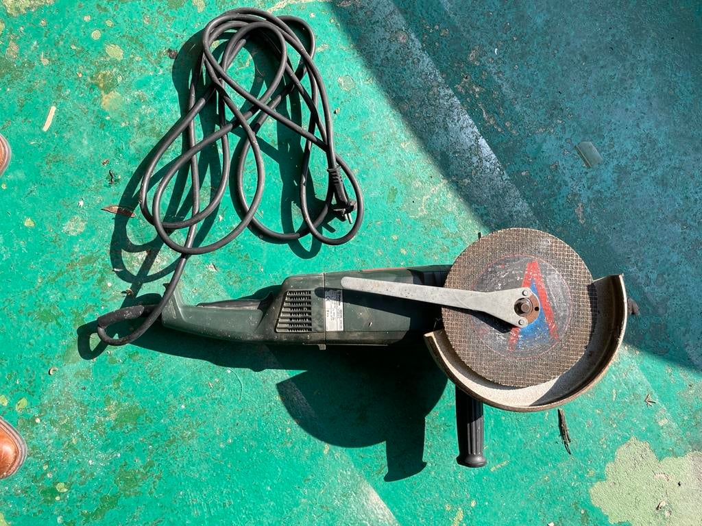 Metabo haakse slijper, Ophalen, Gebruikt, 1000 watt of meer, Haakse handslijpmachine