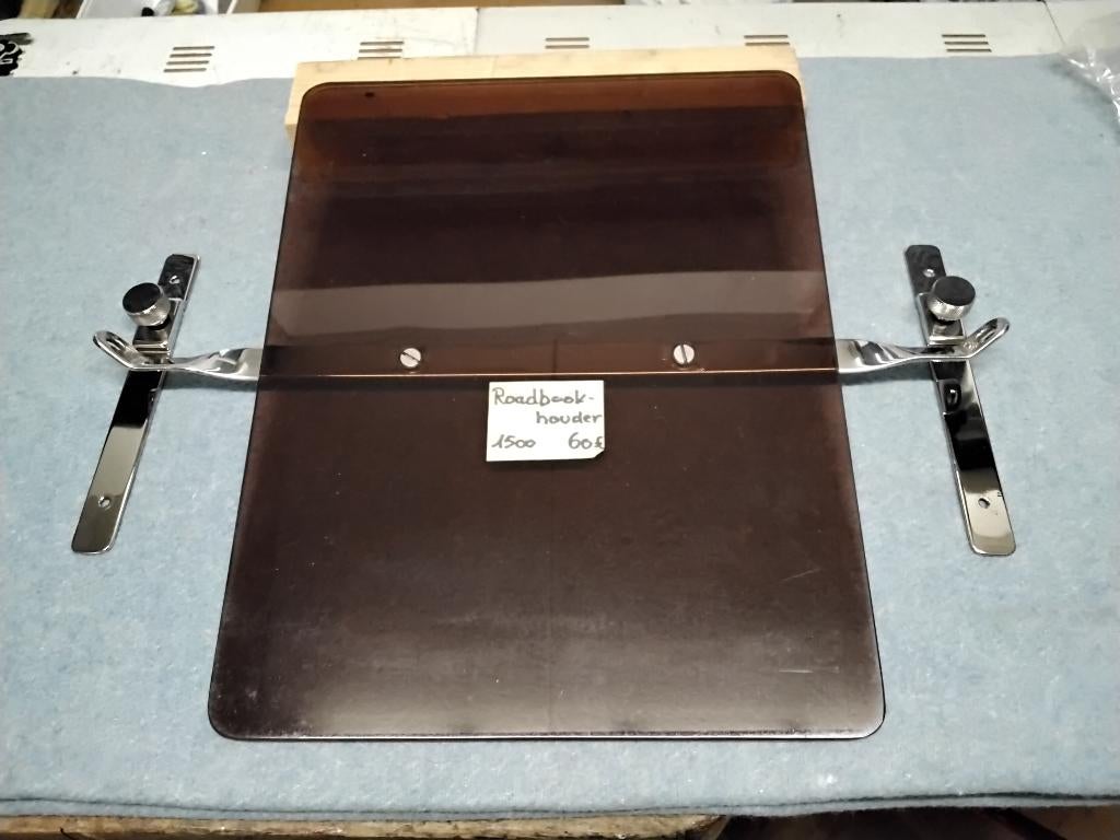 GOLDWING GL1500 : Routeblad-/ Roadbookhouder - Inox, Motoren, Accessoires | Navigatiesystemen, Ophalen of Verzenden, Zo goed als nieuw