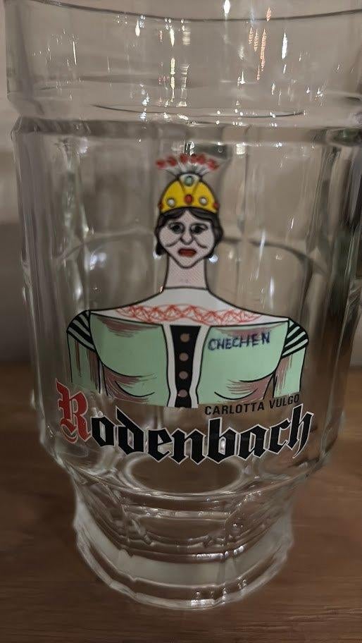 Bierglas 0,5l rodenbach reus, Enlèvement ou Envoi, Neuf, Verre à bière