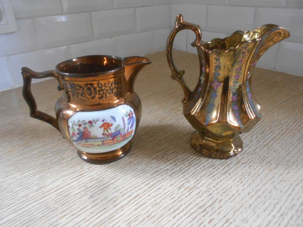 Pitcher - aardewerken pot - Jersey - cccc, Antiek en Kunst, Antiek | Porselein, Ophalen of Verzenden