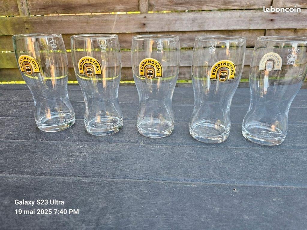 Lot de 5 verres Bodington en 50cl, Maison & Meubles, Cuisine | Vaisselle, Neuf, Verre ou Verres, Autres styles, Verre, Enlèvement ou Envoi