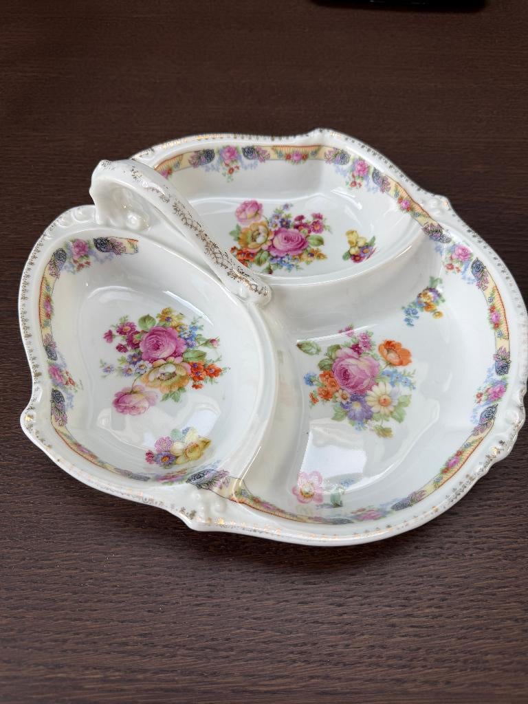 Vintage porseleinen schaal, Antiek en Kunst, Ophalen of Verzenden