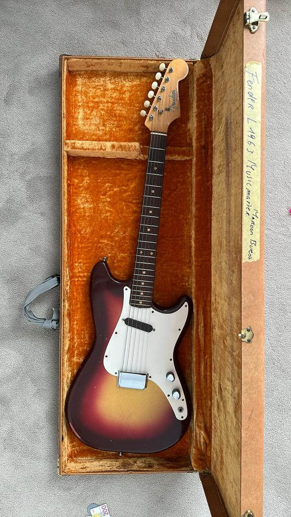 Fender Musicmaster “L-serie” 1963, Muziek en Instrumenten, Snaarinstrumenten | Gitaren | Elektrisch, Ophalen, Fender