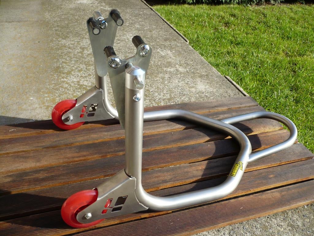 Paddock Stand Harris avant Inox, Motoren, Ophalen, Zo goed als nieuw