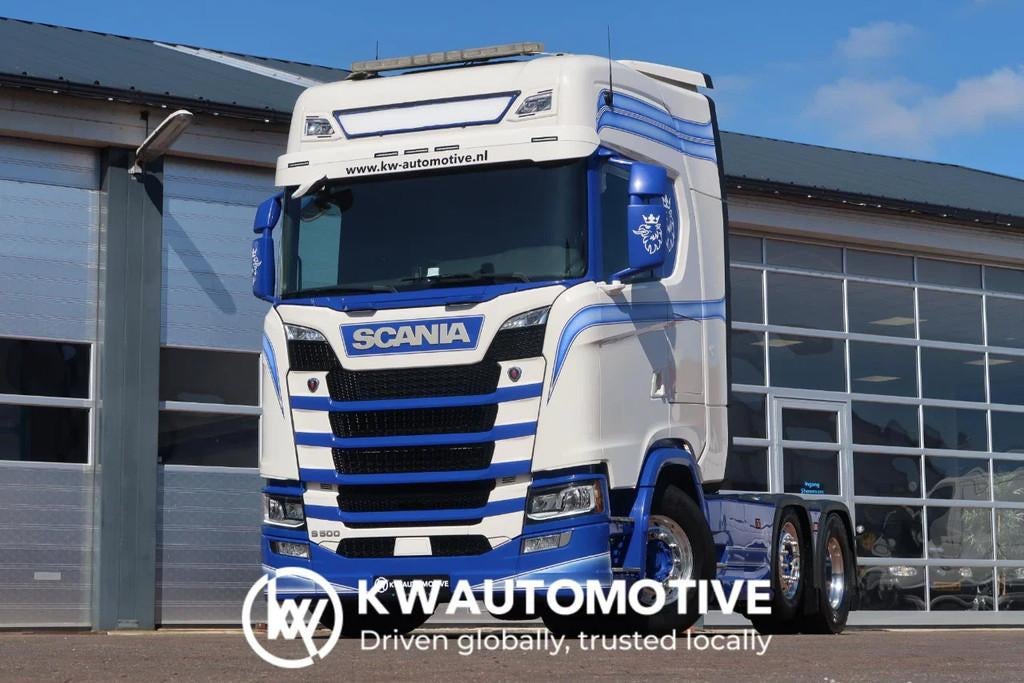 Scania S500 NGS 6X2/ FULL AIR/ RETARDER/ STEERING-AXLE, Auto's, Vrachtwagens, Automaat, Euro 6, Scania, Wit