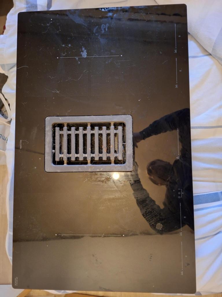 Ikea FÖRDELAKTIG inductiekookplaat met afzuiging, Elektronische apparatuur, Kookplaten, Ophalen, Gebruikt, Inbouw, Inductie
